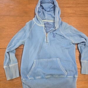 American Eagle Light Blue Hoodie | AE Est. 77 | Classic Fit